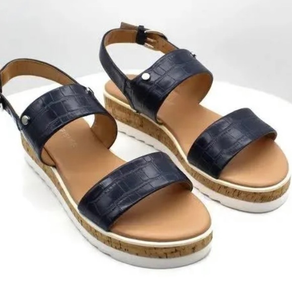 Marc Fisher Sport Wedges - Gordy, Dark Blue, 9 - Picture 3 of 16